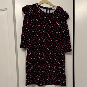 Crewcuts Red Cherry Velour Dress
